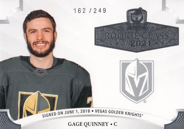 insert RC karta GAGE QUINNEY 20-21 UD The CUP Rookie Class 2021 /249